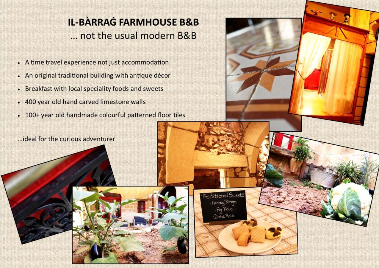Il-Barrag Farmhouse B&B - Gozo Traditional Hospitality ナダ エクステリア 写真